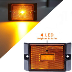 Rear Led Submersible Trailer Tail Lights Kit Boat Truck Waterproof 12V