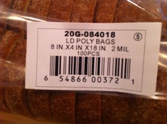 Elkay Plastics Thick Bread Bags Twist Ties 100 Count Pack Of 1