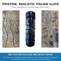Best Italian Slate Stamp Roller, Concrete Stamping Texture Roller & Masonry Form