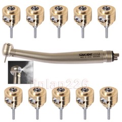 1-10pcs 4 Hole Dental LED High Speed Handpiece Turbine / Big Cartridge NSK Style