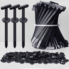 2026 Upgraded Nylon Universal Cable Tie Buckle, Heavy Duty Self-Locking Rivet Zi