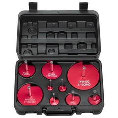 Uimoso PVC Pipe Reamer Kit with 9 Pieces for SCH40 and ABS Pipes