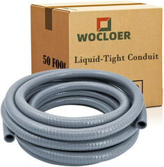 2″ x 50′ Liquid-Tight PVC Flexible Electrical Conduit – Non-Metallic