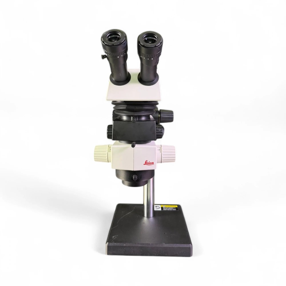 Leica M50 Stereo Microscope w/ Boom Stand, 10x/23 Eyepieces & 0.5x Objective