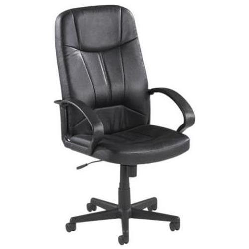 Lorell LLR60120 Executive Leather High-back Chair Black