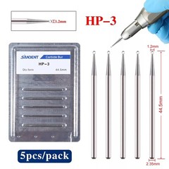 Dental Burs HP 1/2/3/4/8 Round Tungsten Carbide 2.35mm for Straight Handpiece