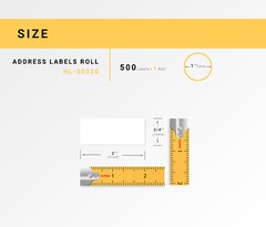 DYMO 30330 Direct Thermal Return Address Labels (3/4″ x 2″) – (4) Rolls of 500