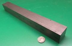 Square 4140/4142 Alloy Steel Annealed Bars, 1 3/8″ x 1 3/8″ Wide x 12″ Length