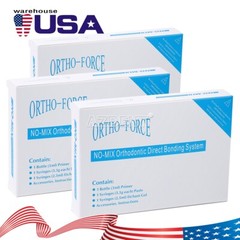 Dental Orthodontic Adhesive Light Cure Band Cement Shade Blue Glue Kit for Brace