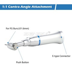 Dental Low Slow Speed Contra Angle Handpiece Fit FG 1.6mm Burs E-type