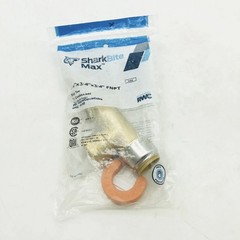 SharkBite Max 3/4 inch FNPT Slip Tee Adapter, Push To Connect Brass (UR3486A)