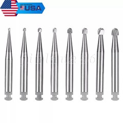 Dental RA Round Carbide Bur Latch Type RA 1-8 Burs 5pcs Box
