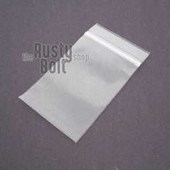2×3″ – Clear Reclosable Zip Seal Bag Plastic 4 Mil Lock Jewelry – 1/10/100 QTY