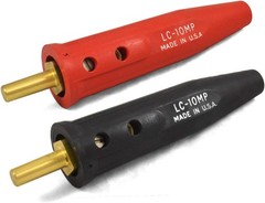 Professional LC-10MP Red & Black Tapered Plug for Optimized Welding Performance