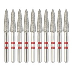 Zirconia Diamond Burs Friction Grip Egg Football Ball Round End Taper Cylinder