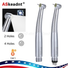 1-10* Dental LED E-generator Shadowless Ring High Speed Handpiece 2/4H 4-Spray