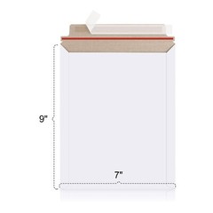 100pc 9.75×12.25&7”x9”Rigid Photo Document Mailers Mailing Envelopes Self-Seal