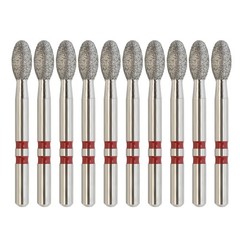 Zirconia Diamond Burs Adjustment FG Egg Football High Speed Dental Z379 Z368