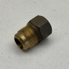 (10-Pack) Brass 3/4″ Male Flare to 3/4″ Female NPT FNPT Threaded Adapter Fitting