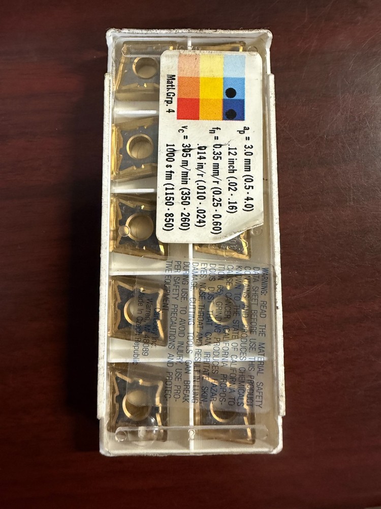 SECO CNMG 120408-M5 TP100 EDP 38273 Carbide (10 Inserts) NEW