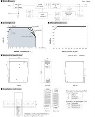 MEAN WELL – EDR-120-48 AC/DC DIN Rail Industrial Power Supply 48V 120W DC 2.5A