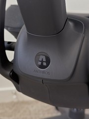 Anthros Ergonomic Chair • Black Onyx Athlon Fabric • Slightly Used