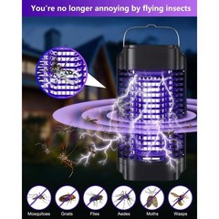 Bug Zapper Outdoor/Indoor,Portable Mosquito Zapper Electronic Fly Insects Zapper