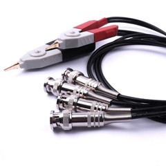 Kelvin LCR Test Tester Probe Lead Clip Cable With 4 BNC For LCR Meter Terminal