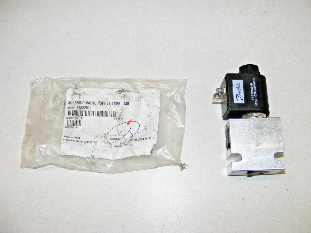 Danfoss Solenoid Valve Poppet 83022071 , 171139819 M1312D20WDN SVP08-NC-B (zz11)
