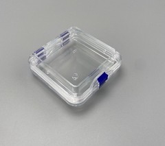 10x Denture False Inlay Teeth Membrane Case Hinged Display Jewelry Box 10x10x4cm