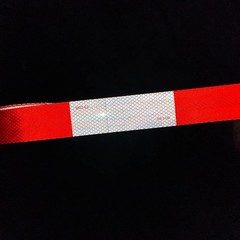 DOT-C2 Reflective Tape 2 Inch x 100 Feet Waterproof Red White Safety Tape