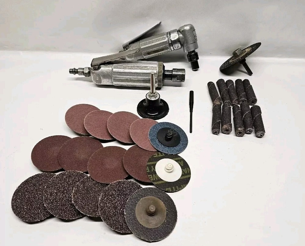 Dotco Die Grinders Lot Of 2 Dotco. 12,000 and 25,000 RPM, Collets 1/4.