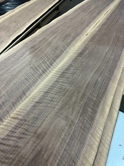 Walnut Raw Wood Veneer 2 sheets 100” x 12” 320K