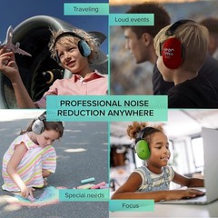 Lightweight Noise Cancelling Headphones | Low-Profile Ear Muffs for Noise…