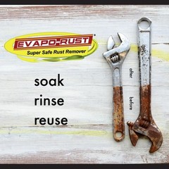 CRC Evapo-Rust, Heavy-Duty Rust Remover, Reusable, Acid-Free,…
