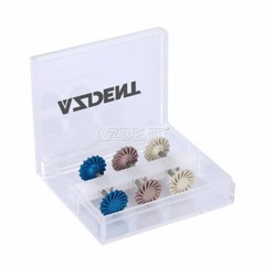 Dental Composite Polishing Kit Rubber Polisher Resin Base For Handpiece AZDENT