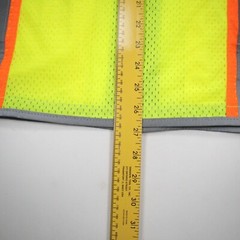ML Kishigo Premium Brilliant Series 1550 Lime Size Med High-Visibility Vest Logo