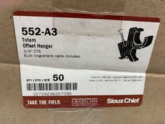 Sioux Chief 552-A3 Single Offset Tube Hanger, 3/4 in CTS Pipe/Tube (lot of 189)