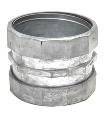 4″ Diecast EMT Concrete Tight Coupling Compression 269-DC Zinc Die Cast Finish