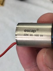 ESCAP SWISS GEAR MOTOR D.C. 3-30 VOLTS 8:1 RATIO-CORELESS ARMATURE PRECISION