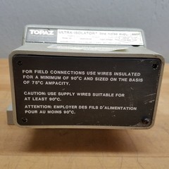 Topaz 91091-21 Ultra-Isolator Line Noise Suppresor, .001pf Capacitance, 120/240V