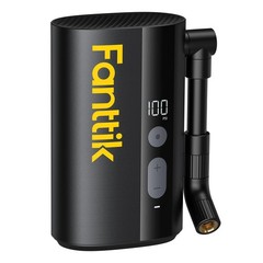 Fanttik X9 Ace Mini Bike Pump, 32s Fast Inflate Pump palm-sized, Black