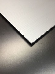 4mm Grey 24 in x 18 in (2 pack) Corrugated Plastic Coroplast Sheets Sign
