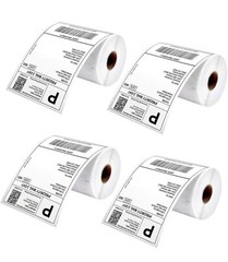 20 Rolls 4×6 Direct Thermal Shipping Labels 250 Roll Zebra 2844 ZP450 Eltron