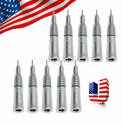 USA! 10 NSK type Dental Slow Low Speed Handpiece Straight Nosecone E-type 2.35mm