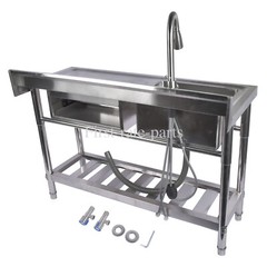 Utility Sink Free Standing for Laundry Room Farmhouse Indoor and Outdoor Sink