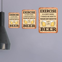 Portrait Round Plus Exercise is a Dirty Word. It Makes Me Want To Wash…..