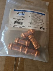 ZoomLock Max Pack of 5 MZK-C8-HNBR 1/2″ Coupling Fitting 870503 New Copper