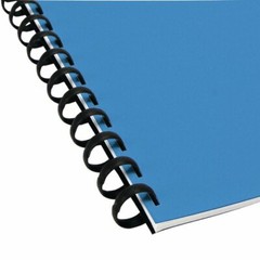 GBC® ZipBind® Binding Spines, 1/2″, 85-Page Capacity, Black, Pack Of 10