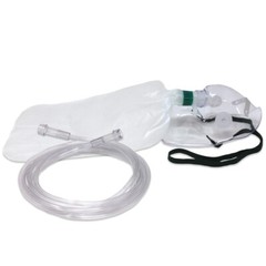 Ever Ready First Aid Non Rebreathing Mask with Tubing Safety Vent – 50 Pack